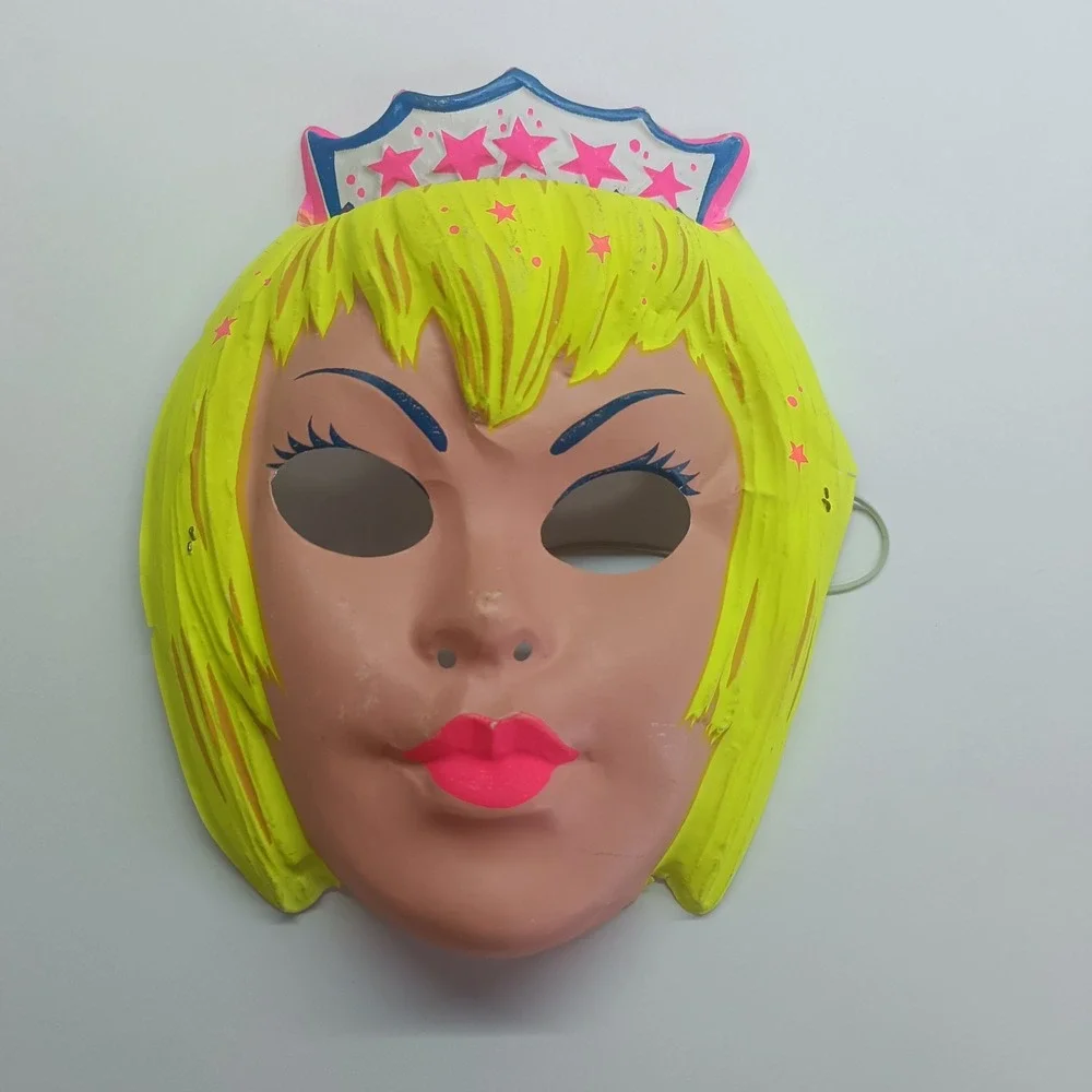Vintage 1984 Collegeville C.F. & Mfg Princess Halloween Costume With Mask‎